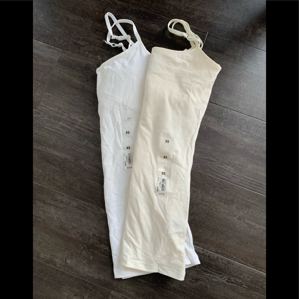 2 spaghetti tank tops